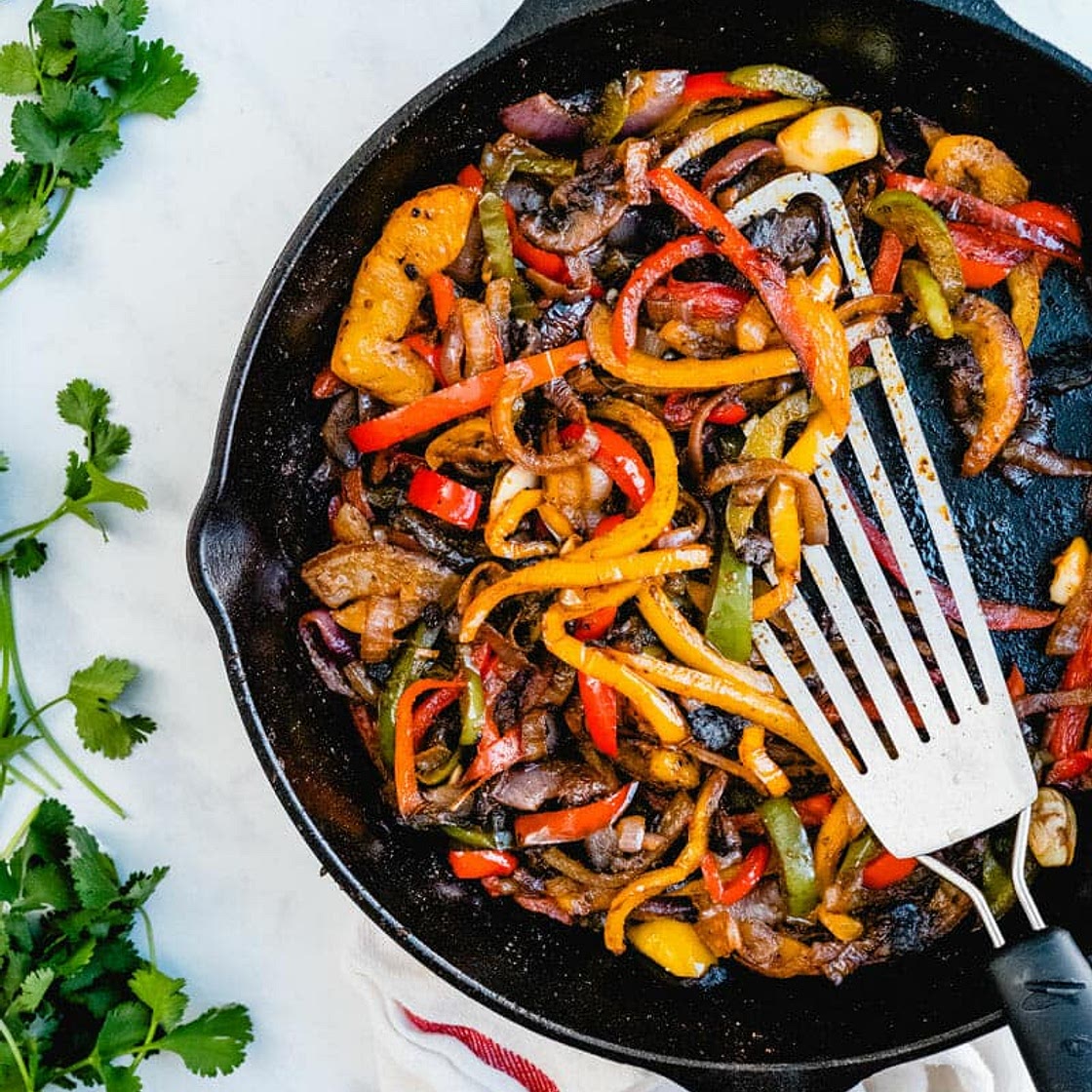 Easy Vegetarian Fajitas
