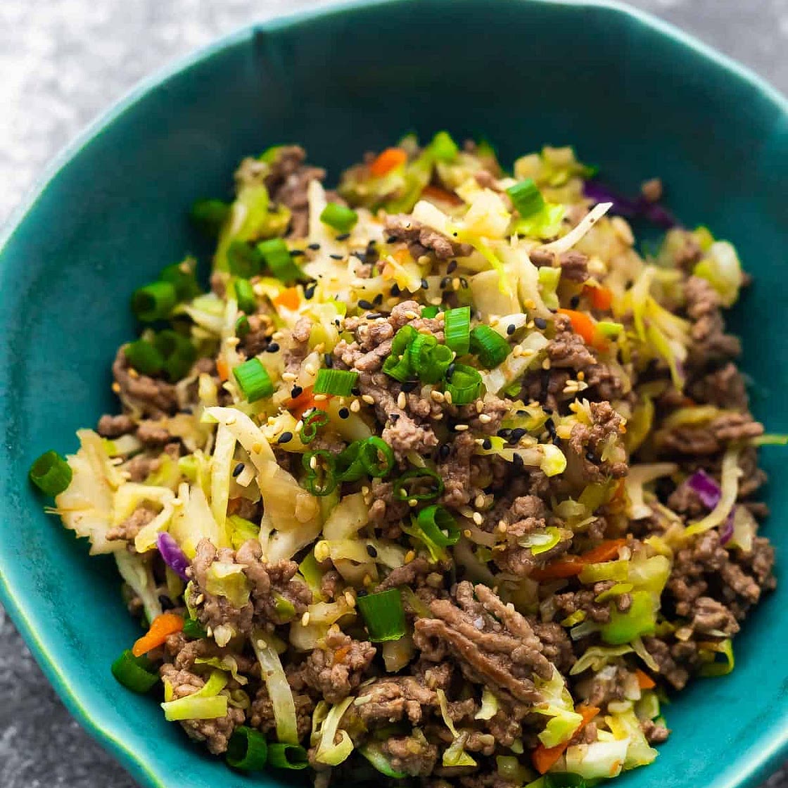 Egg Roll in a Bowl (30 min, low carb)