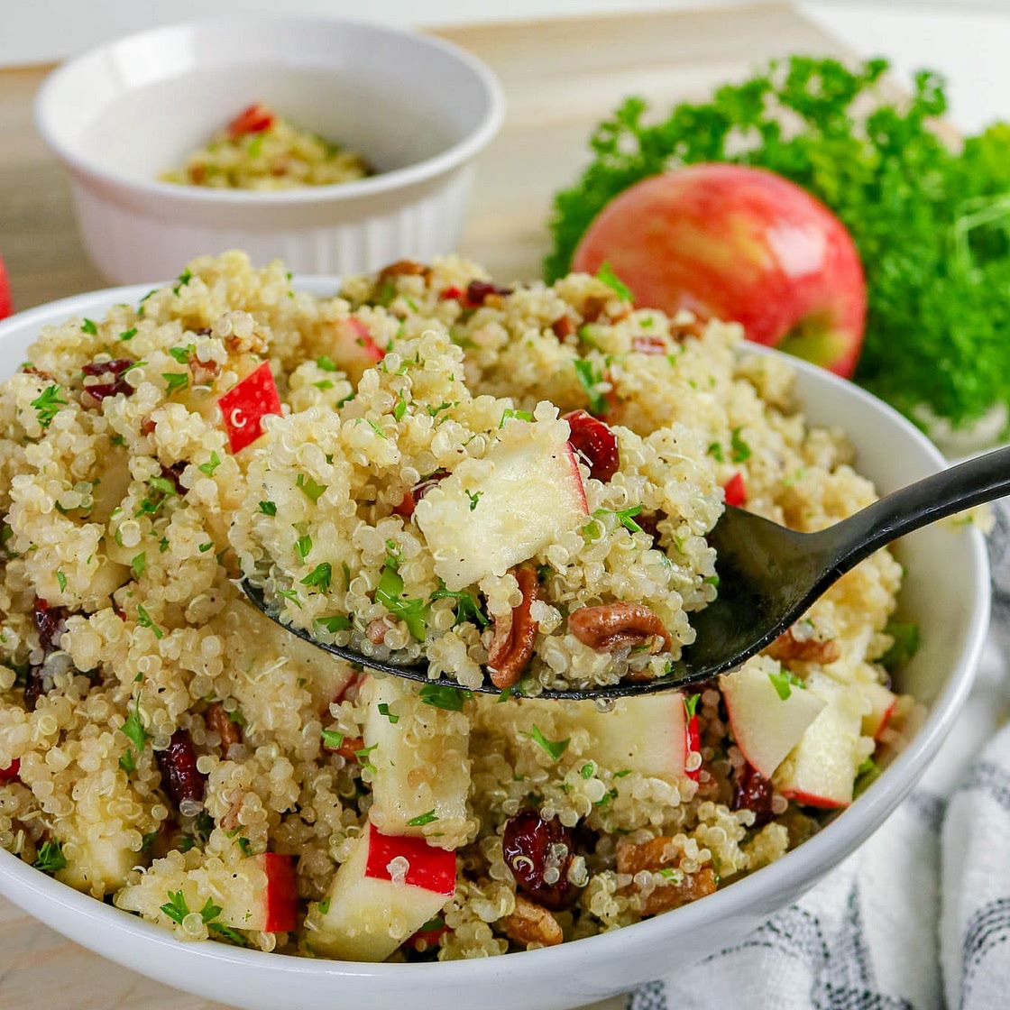 Cranberry Apple Quinoa Salad Recipe