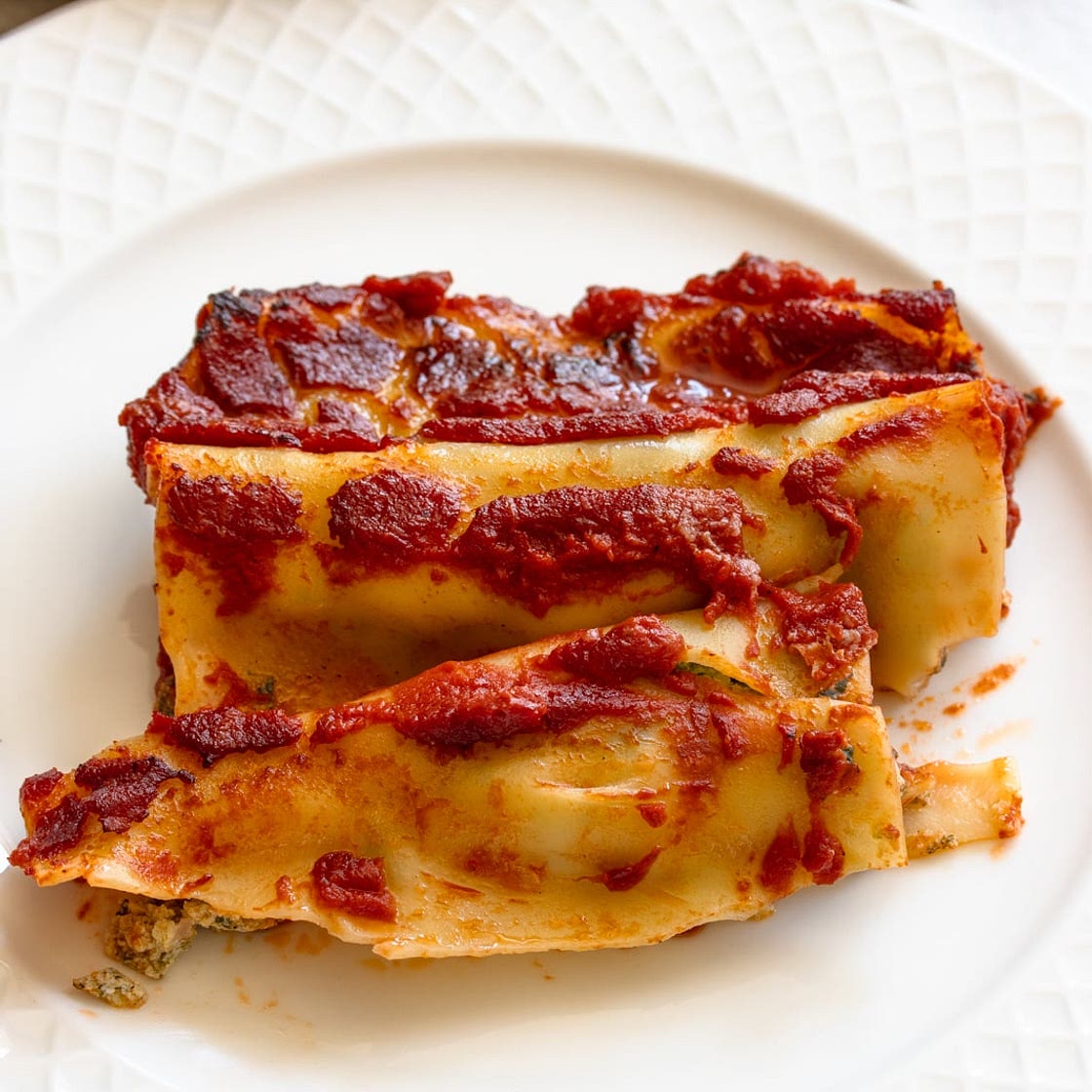 Spinach and Ricotta Cannelloni