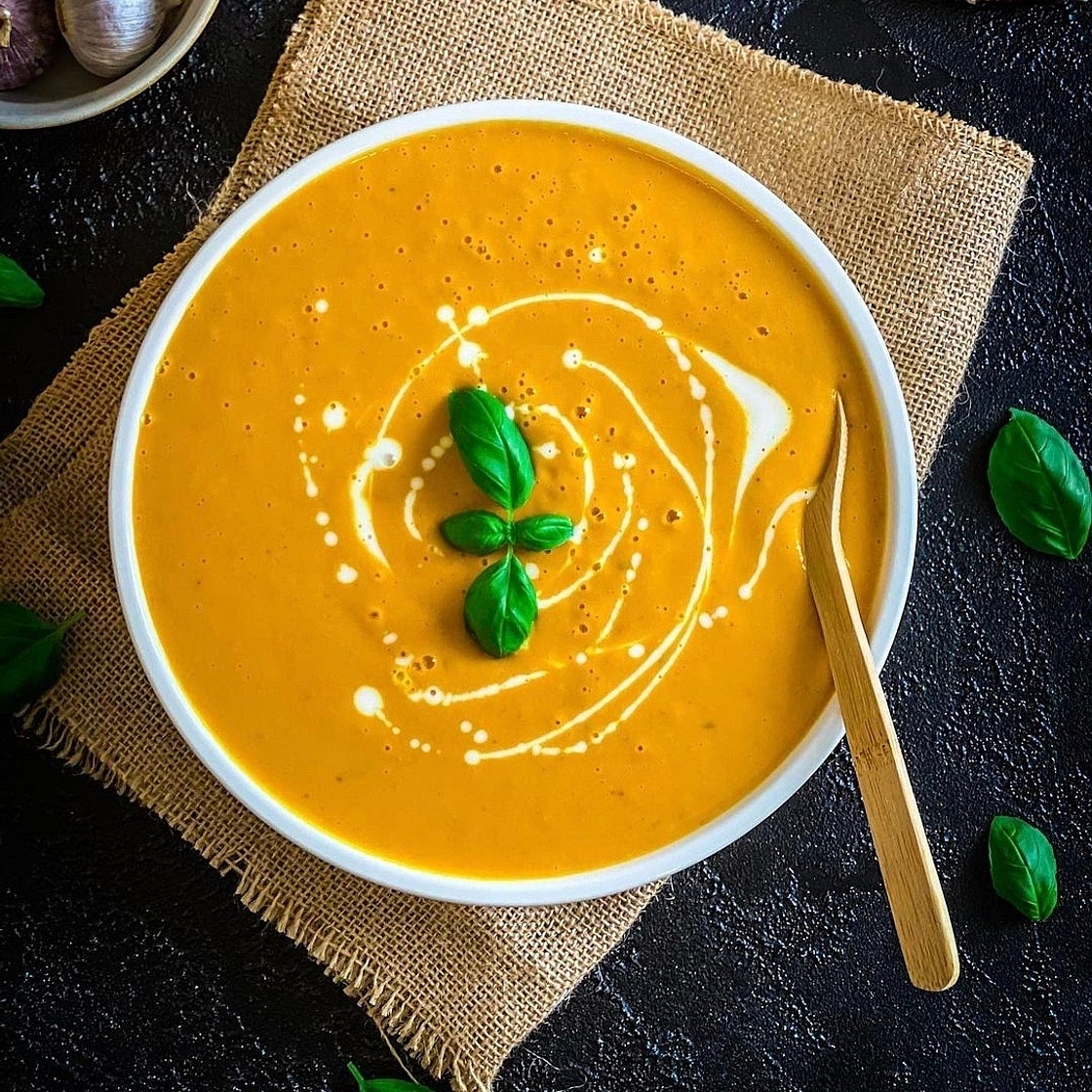 Geröstete Kürbissuppe