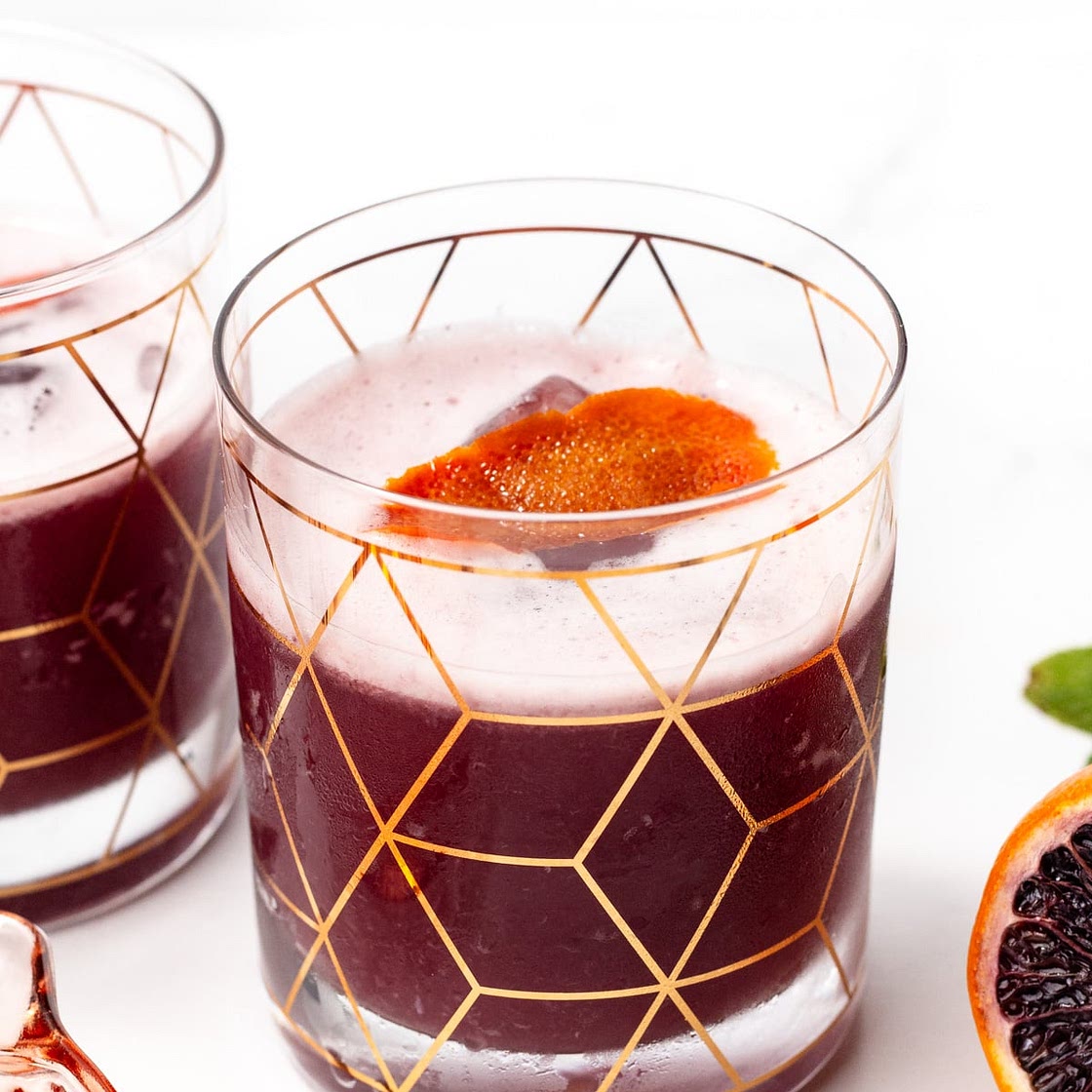 Blood Orange Whiskey Sour