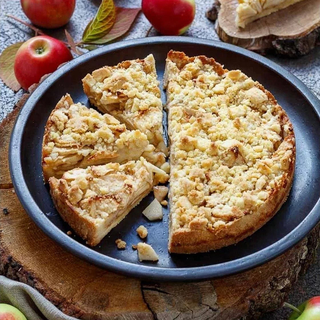 Apfelkuchen mit Streuseln