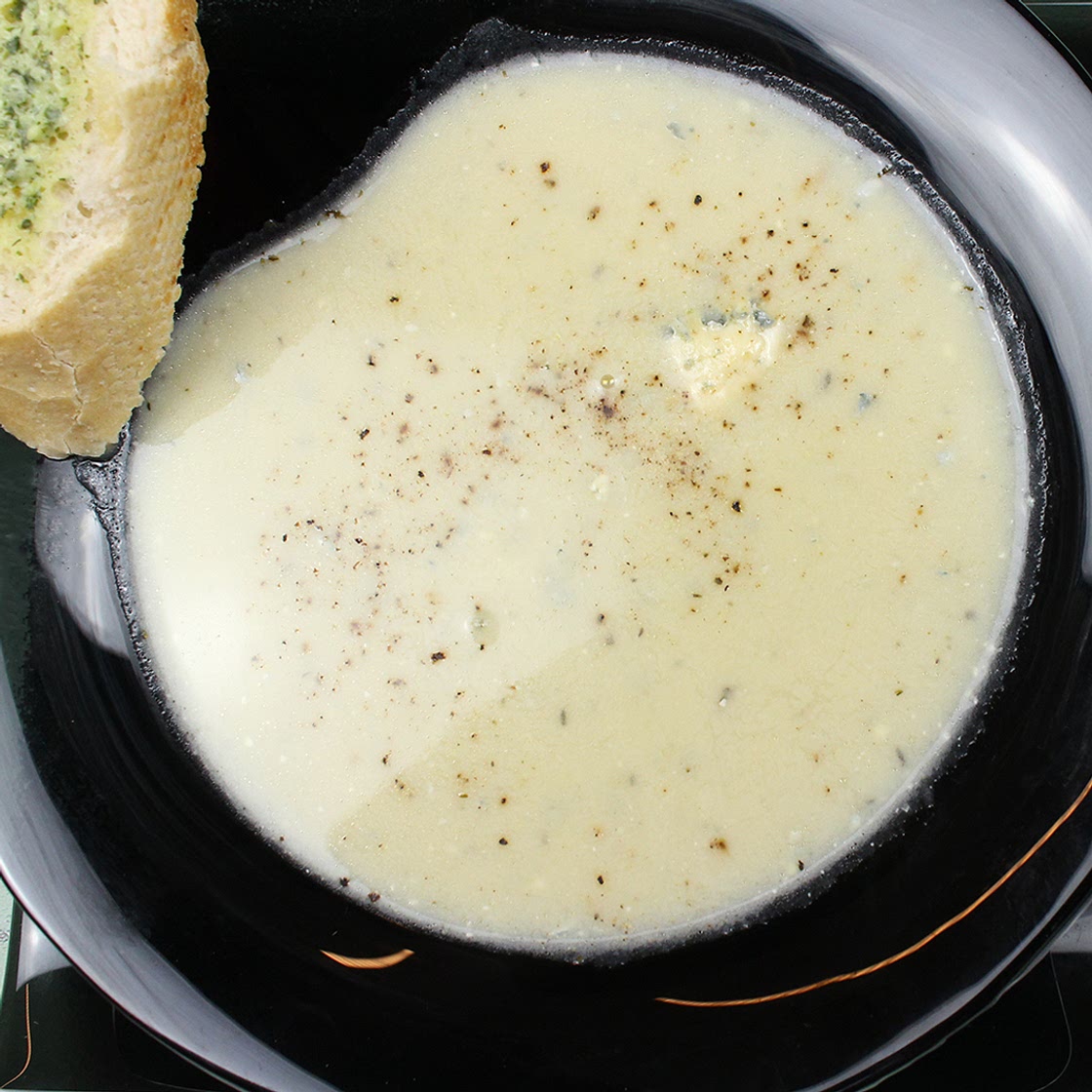 Potato and Blue Cheese Soup