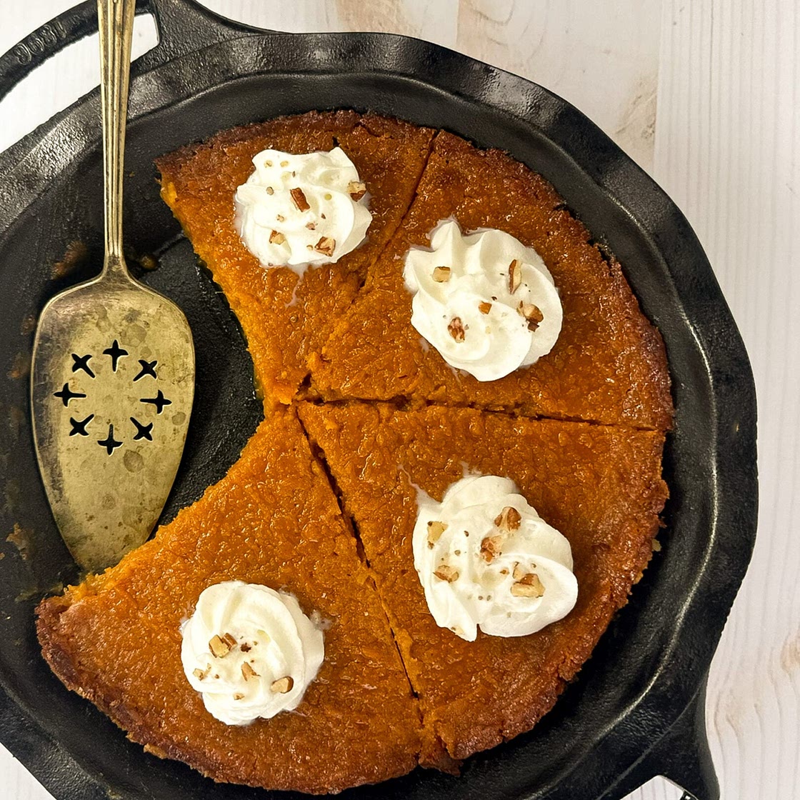 Crustless Sweet Potato Pie