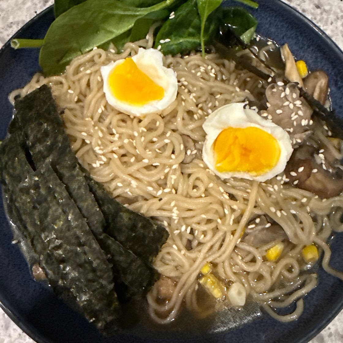 Japanese ramen noodle soup