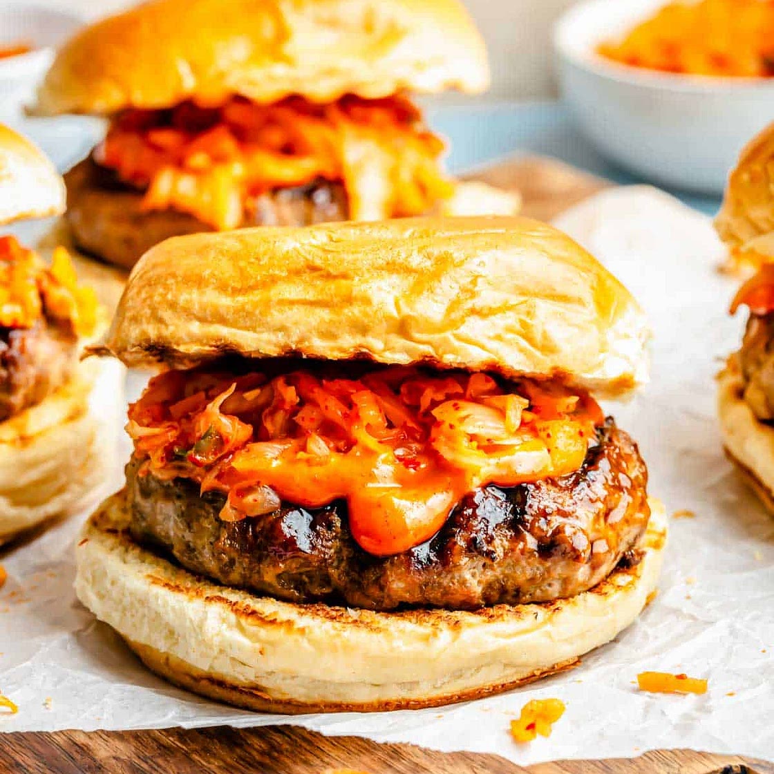 Bulgogi Kimchi Burger