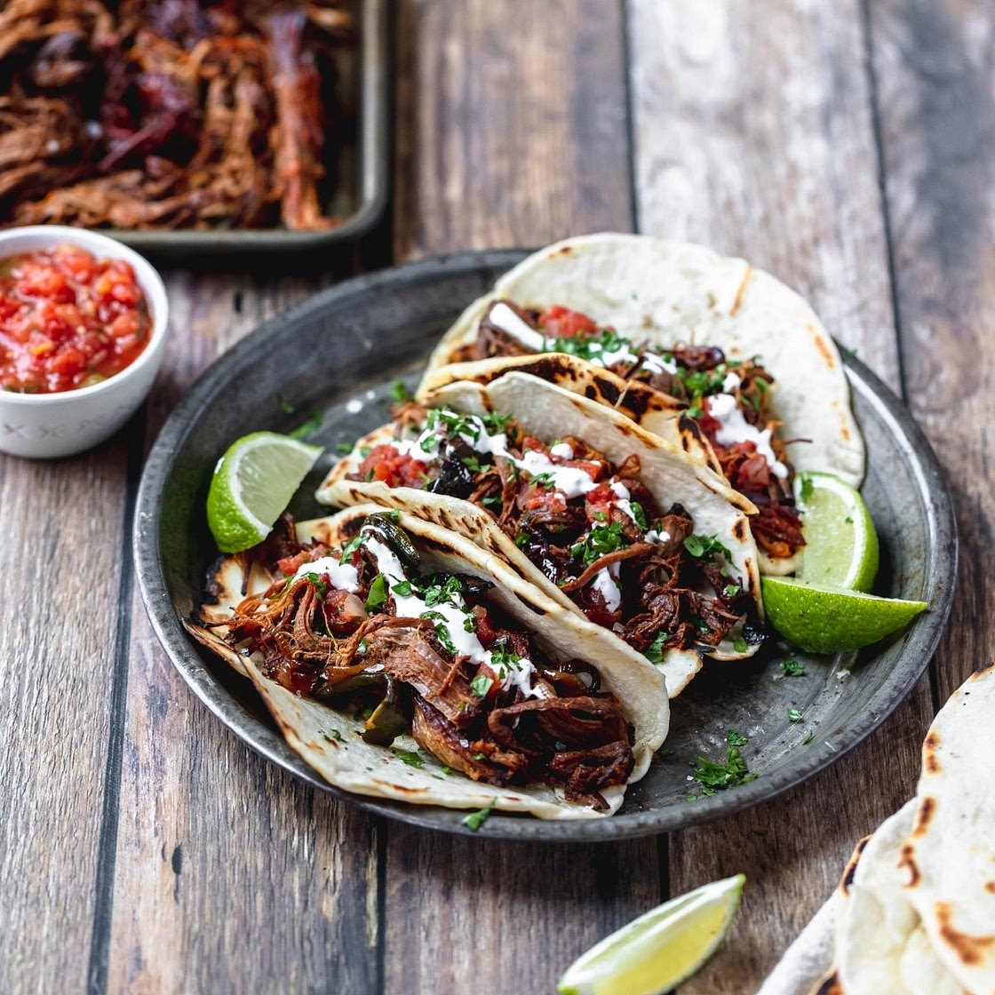 Chipotle Beer Braised Beef Tacos