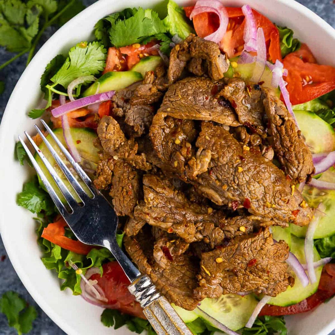 Restaurant-Style Thai Beef Salad
