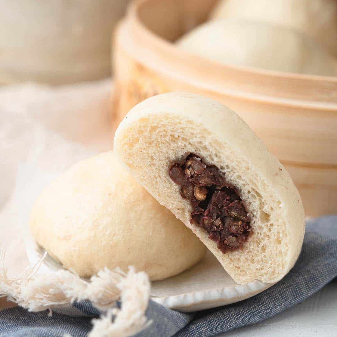 Red Bean Buns Recipe | Catherine Desserts