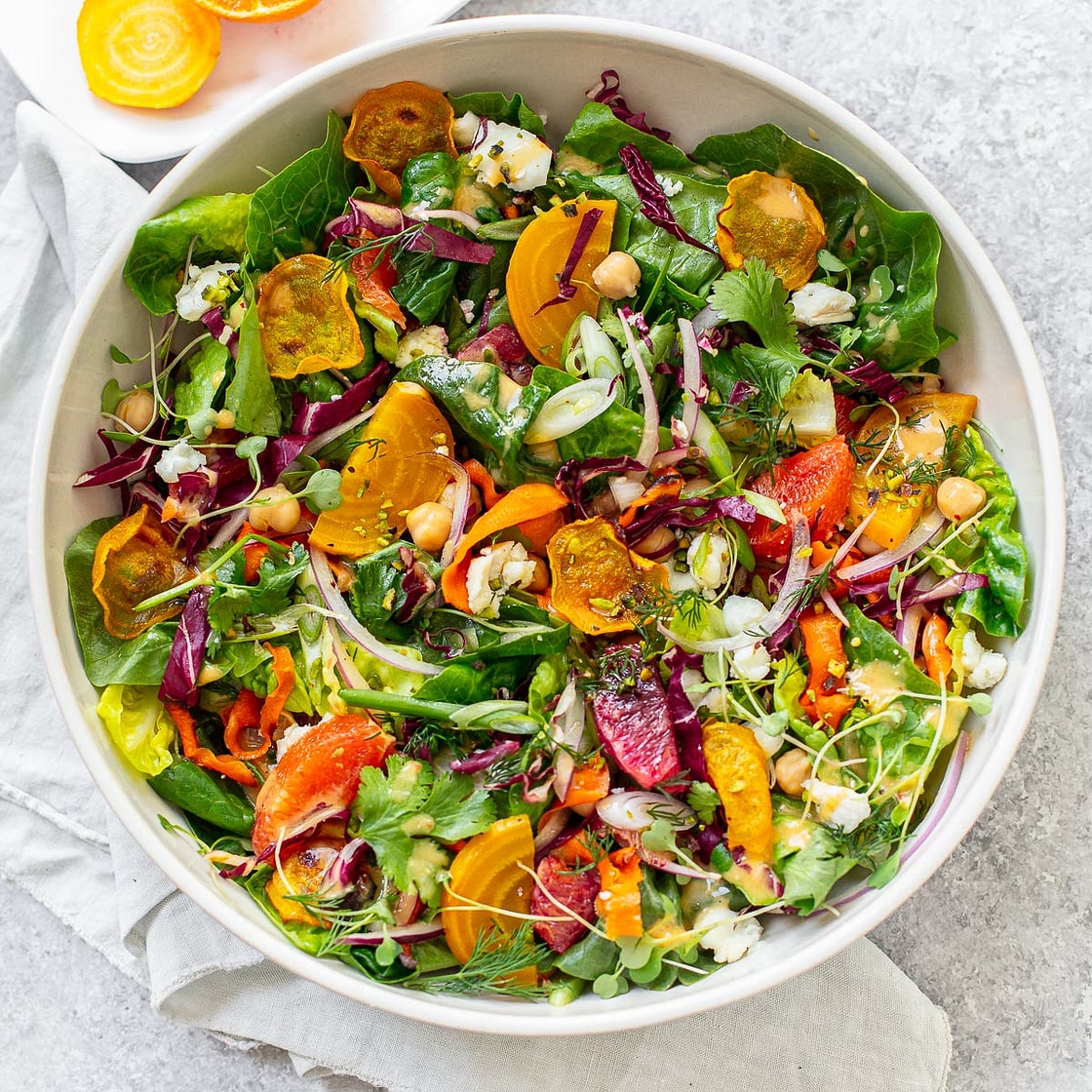 Roasted Beet Salad with Goat Cheese