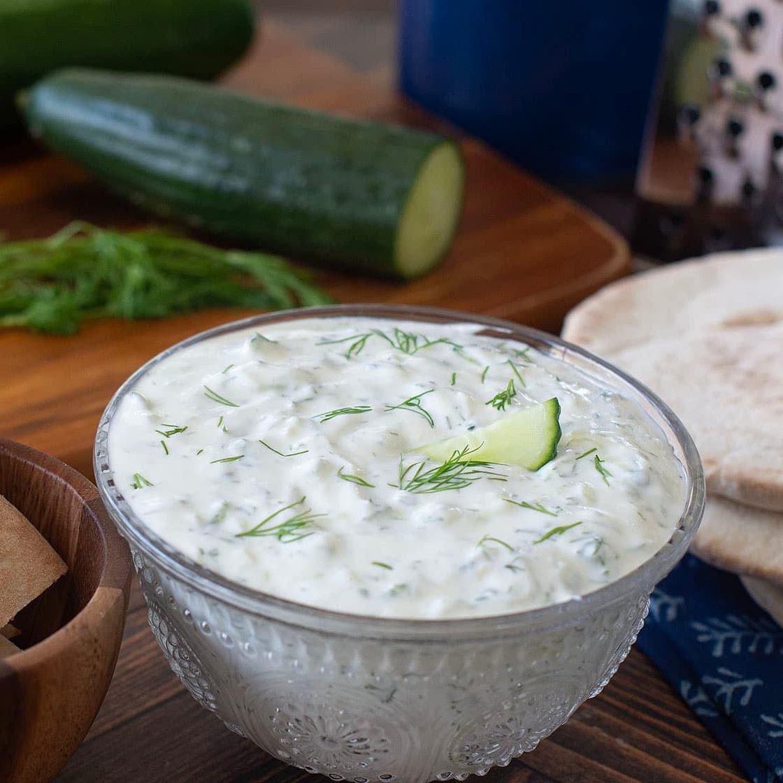 Tzatziki Recipe (Greek Cucumber-Yogurt Sauce)