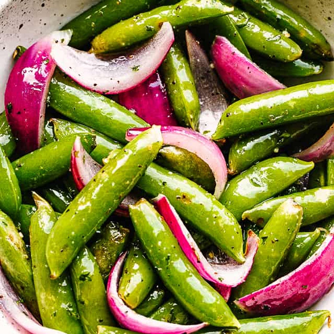 Roasted Sugar Snap Peas