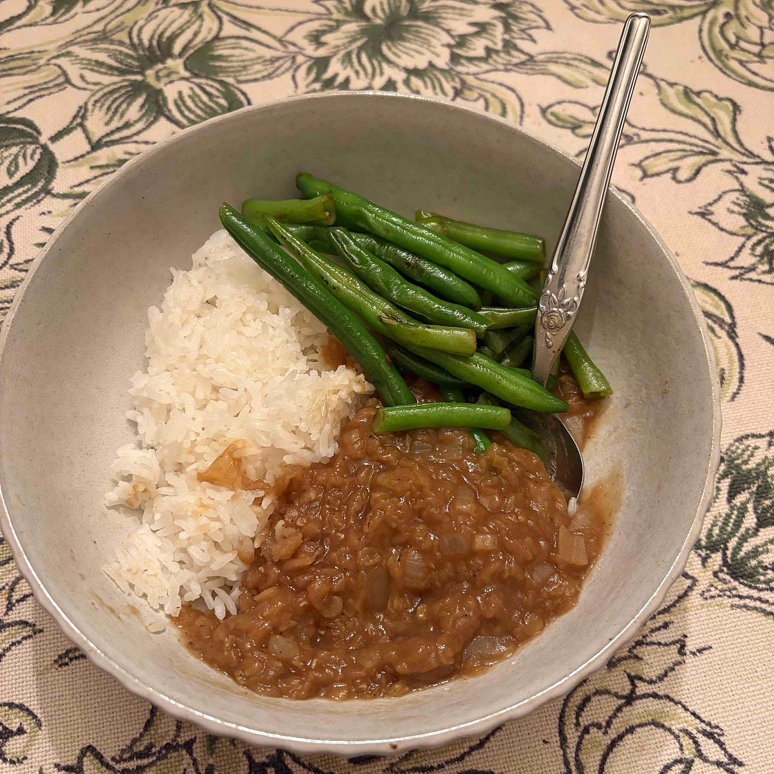 Sweet & Savoury Red Lentils (Vegan)
