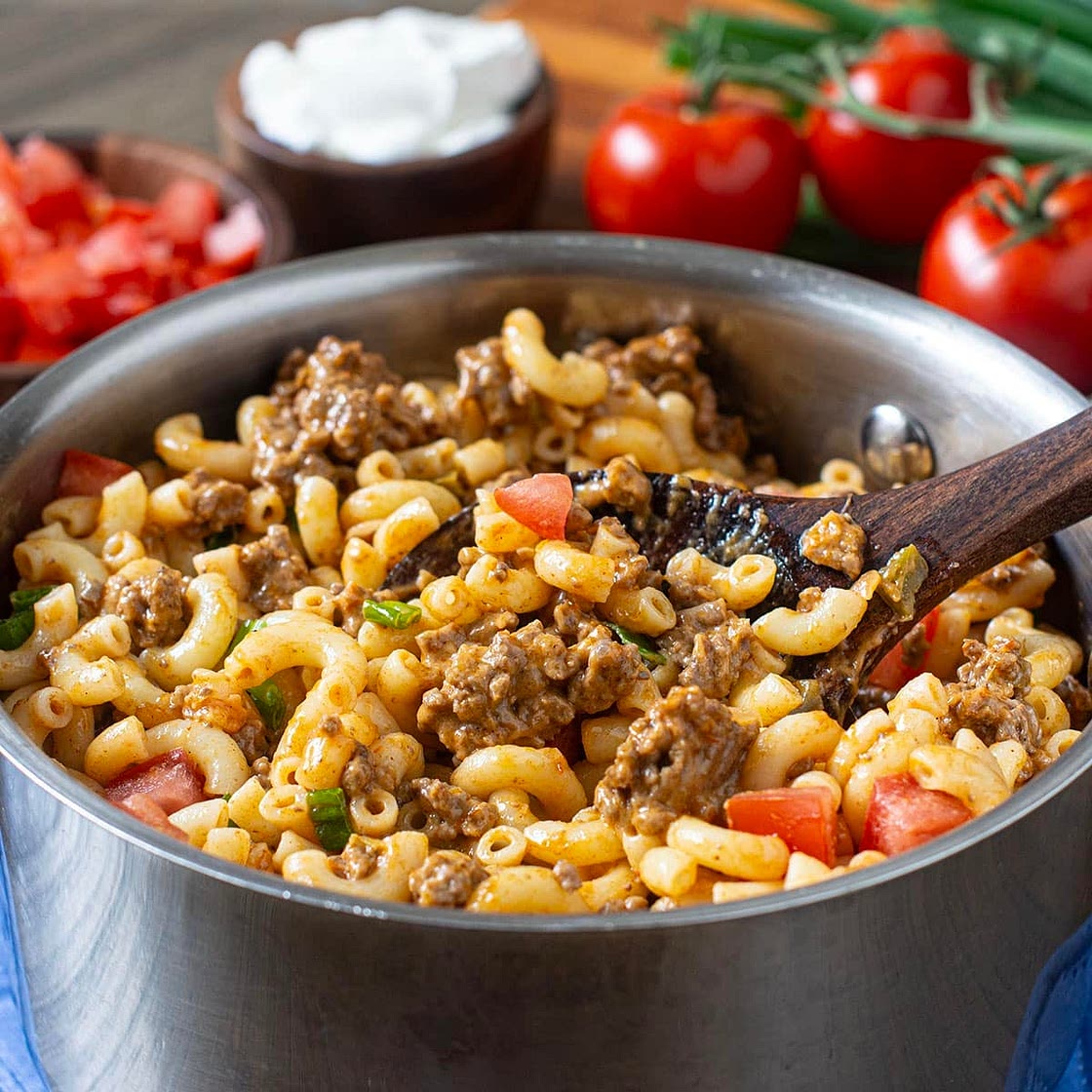Easy Taco Mac and Cheese
