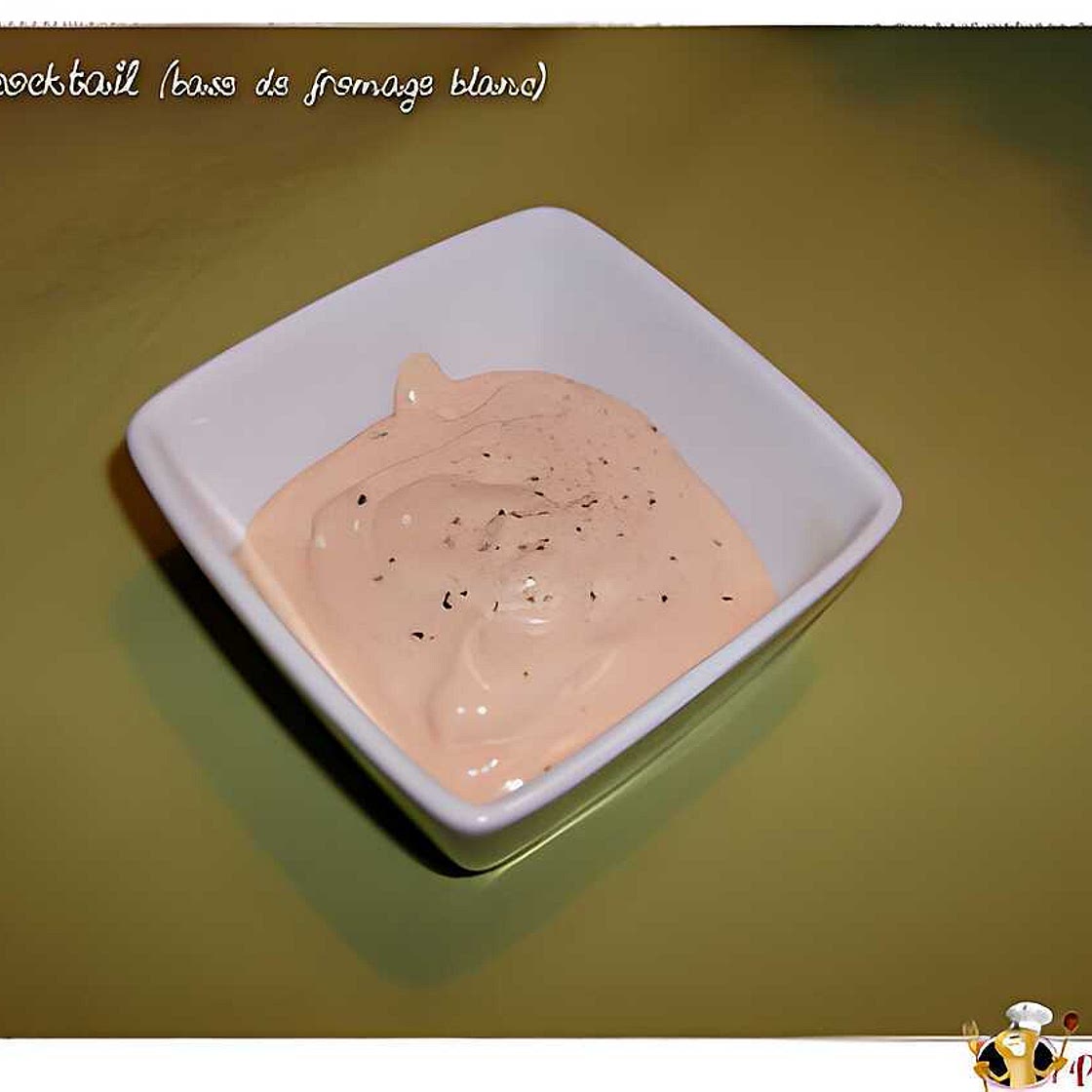 Sauce cocktail allègée (base fromage blanc)
