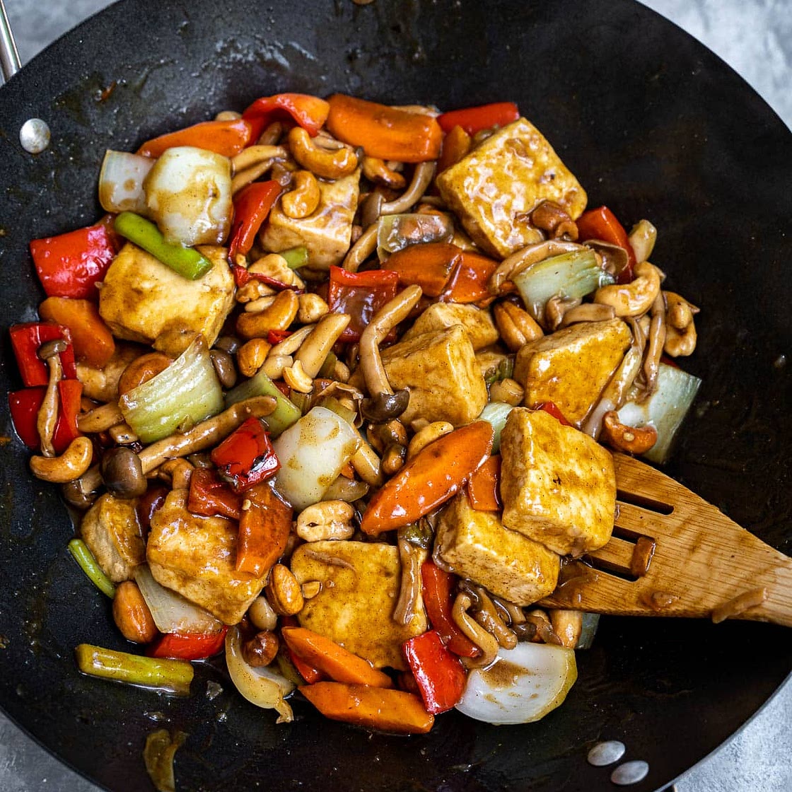 Tofu Stir Fry with Cashews