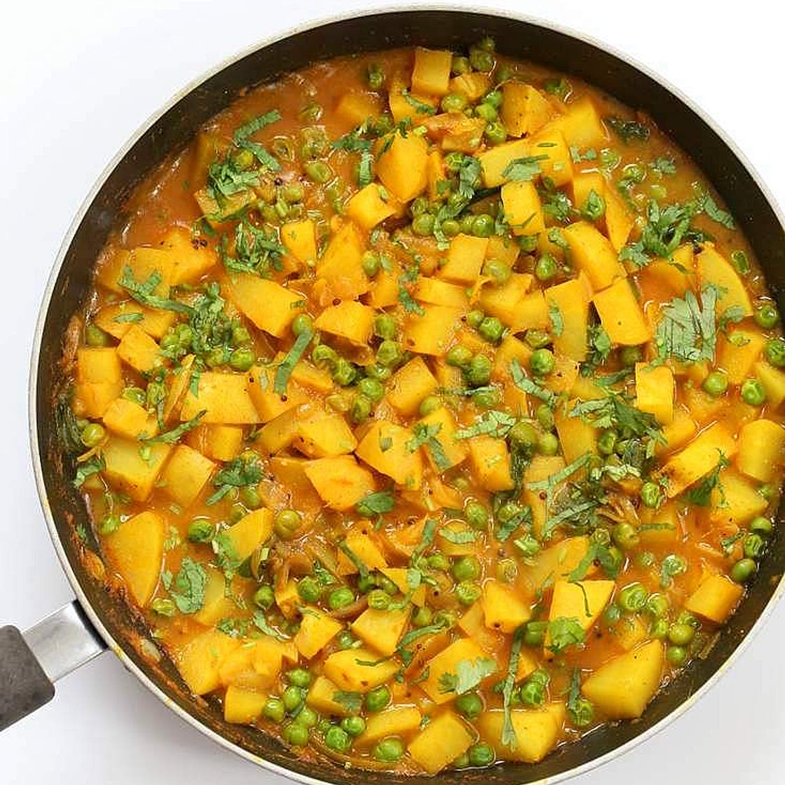 Vegan Bombay Potatoes and Peas