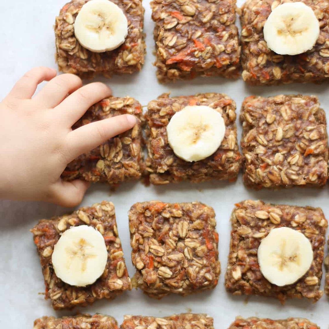 Banana Oatmeal Bars
