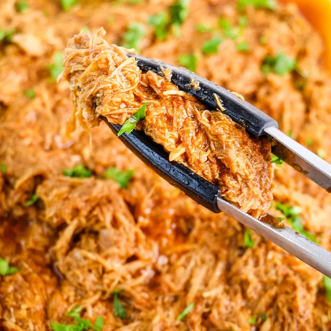 Slow Cooker Shredded BBQ Chicken