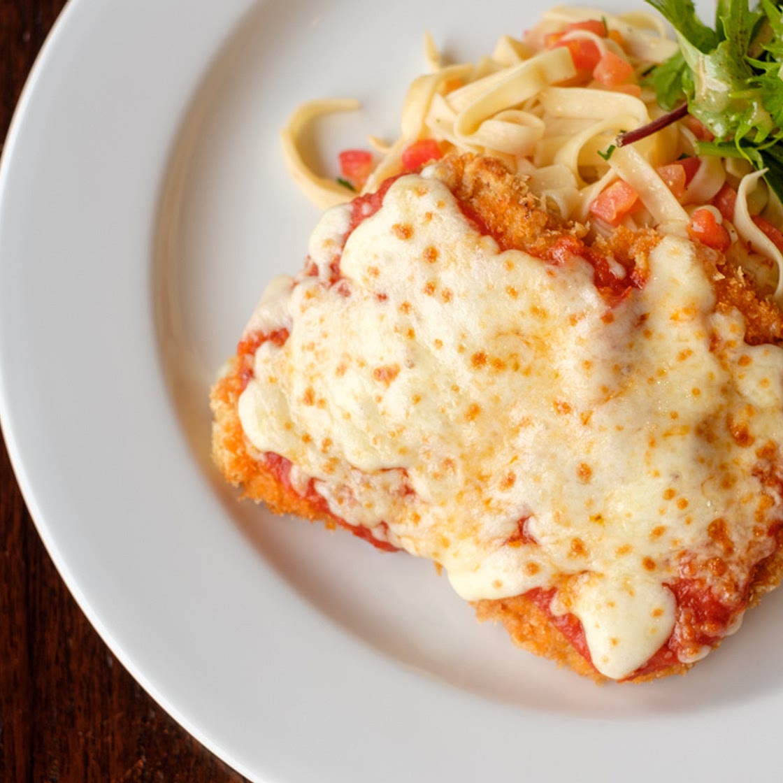Bife à parmigiana saudável