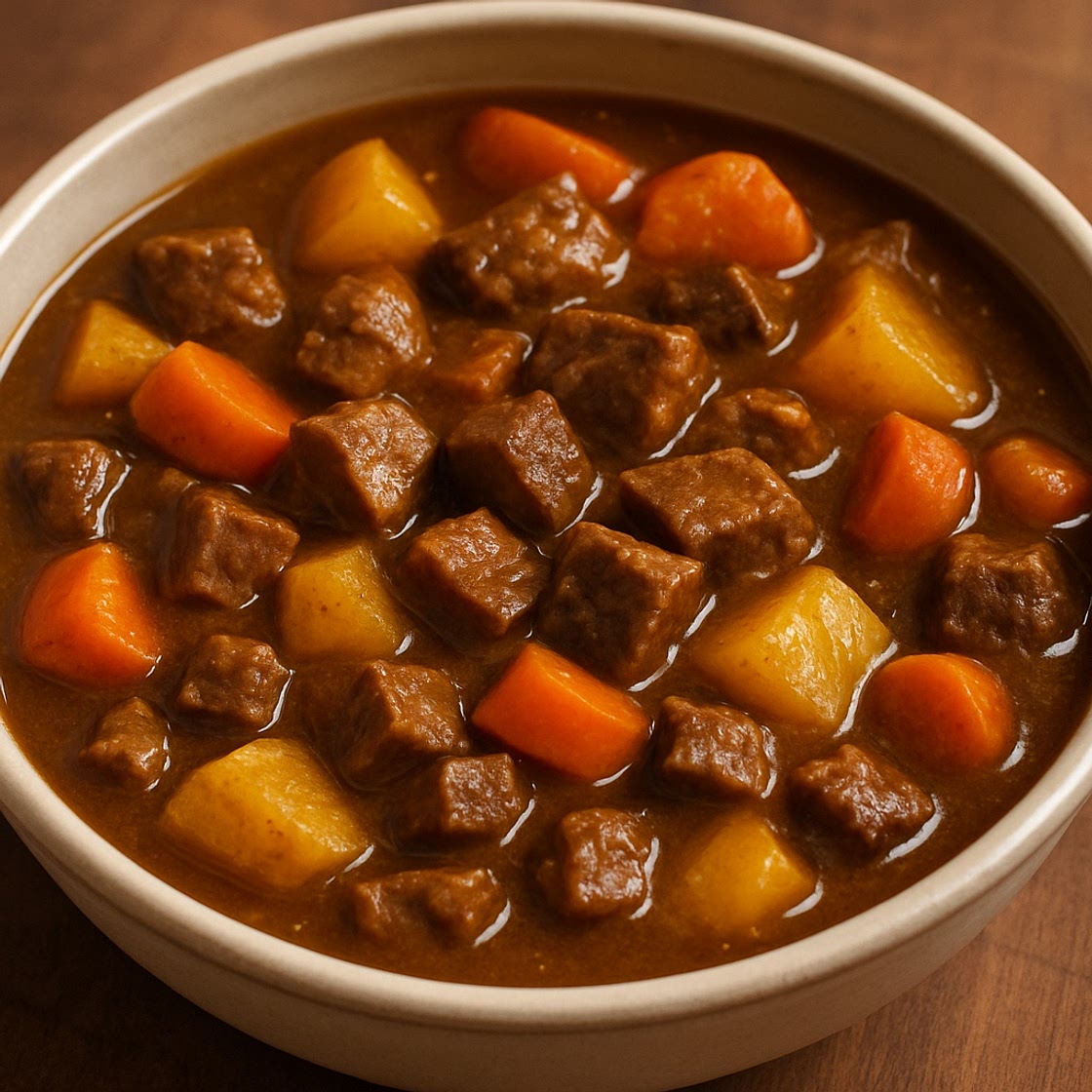 Diced Beef Curry Stew