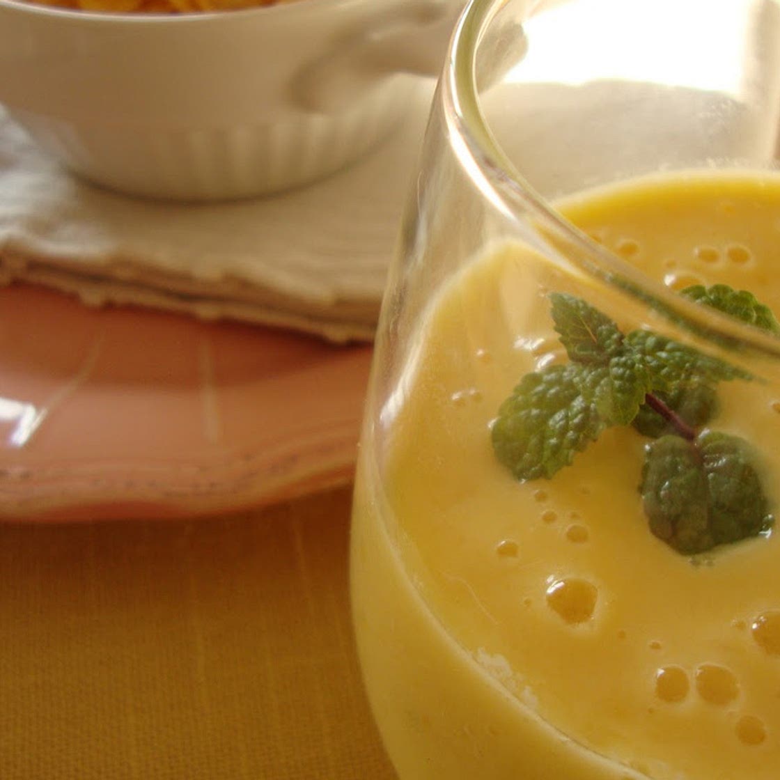 Pudim de manga à moda chinesa