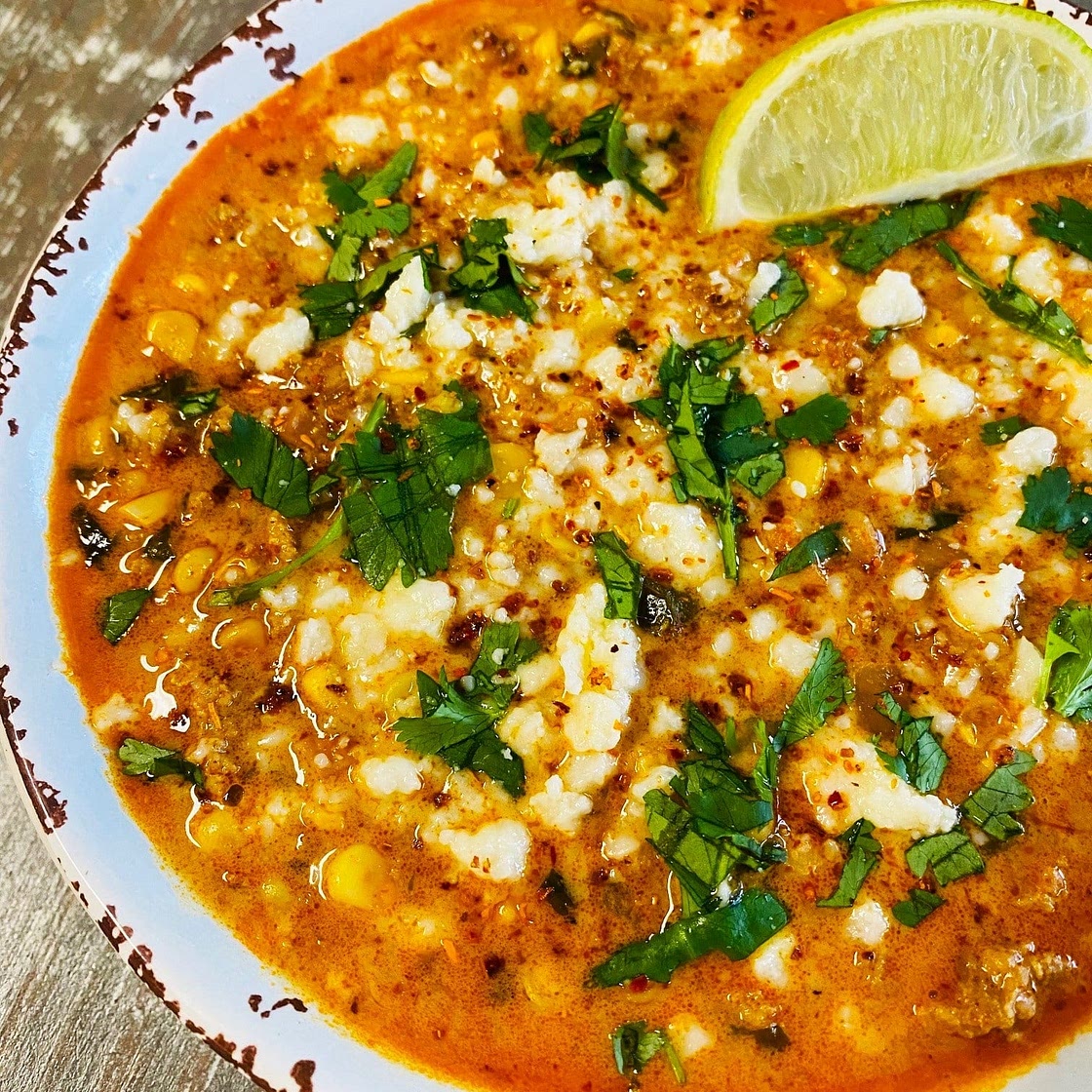 Street Corn Chicken Chili