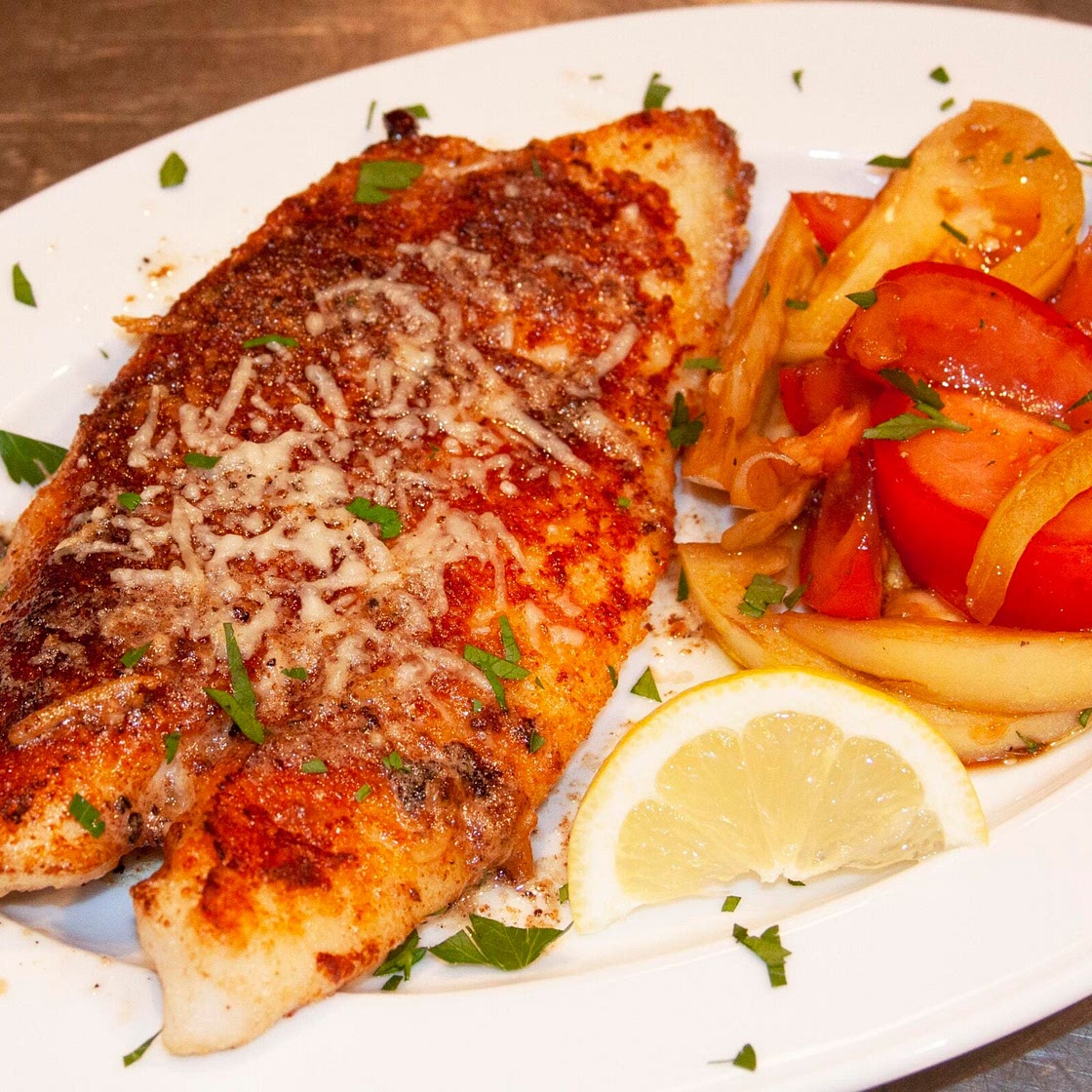 Lemon Parmesan Orange Roughy