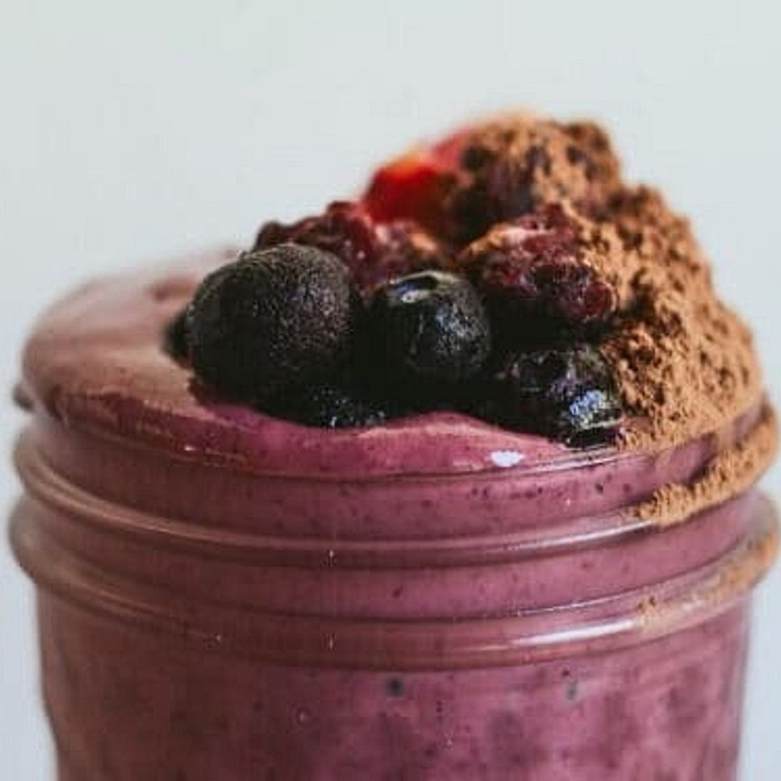 Very Berry Chocolate Fusion Smoothie