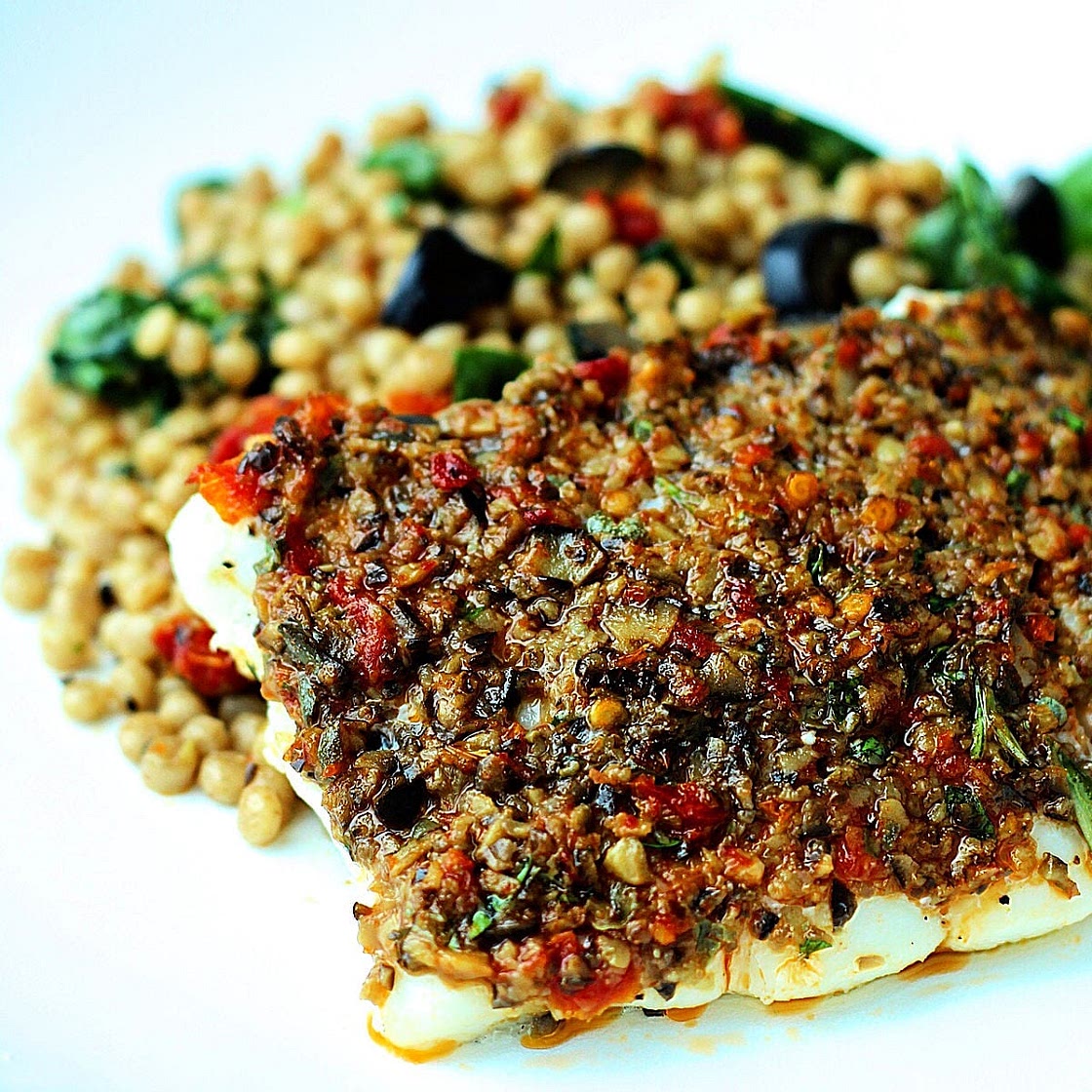 Baked Mediterranean White Fish (Low Carb)
