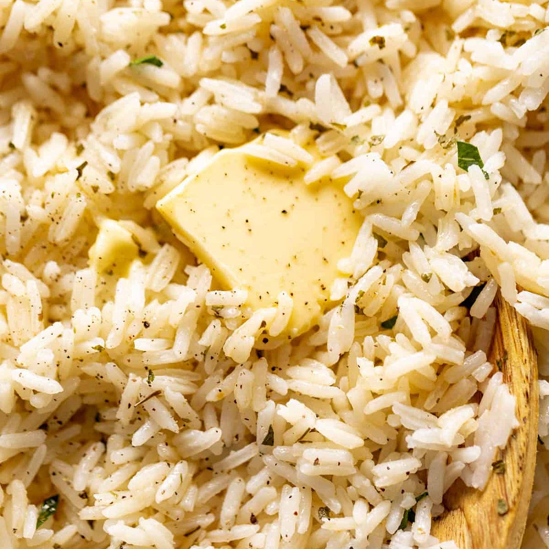 GARLIC BUTTER RICE
