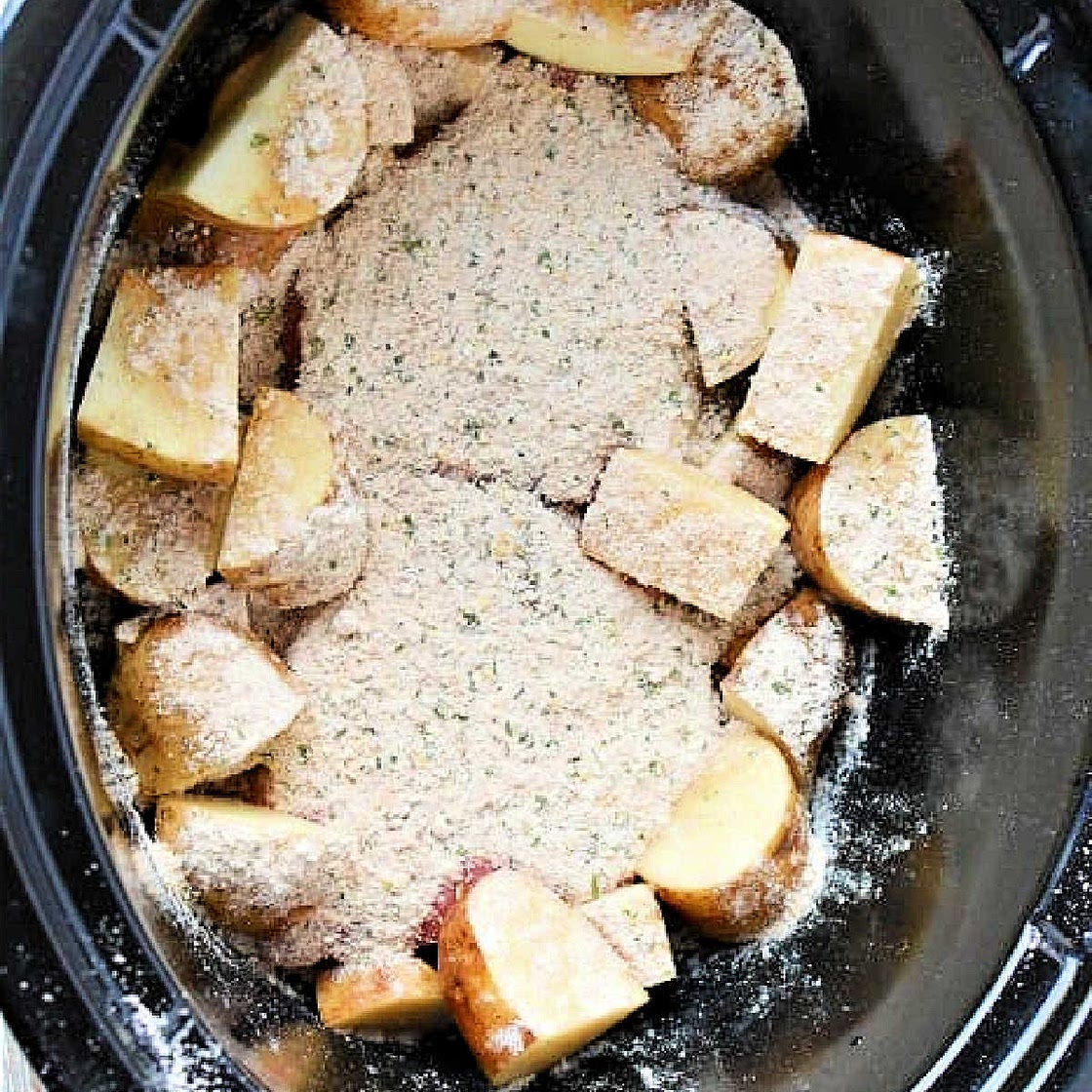 Crockpot Steak and Potatoes