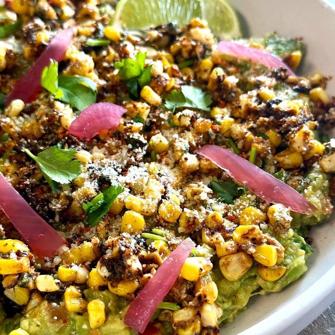 Street Corn Loaded Guacamole