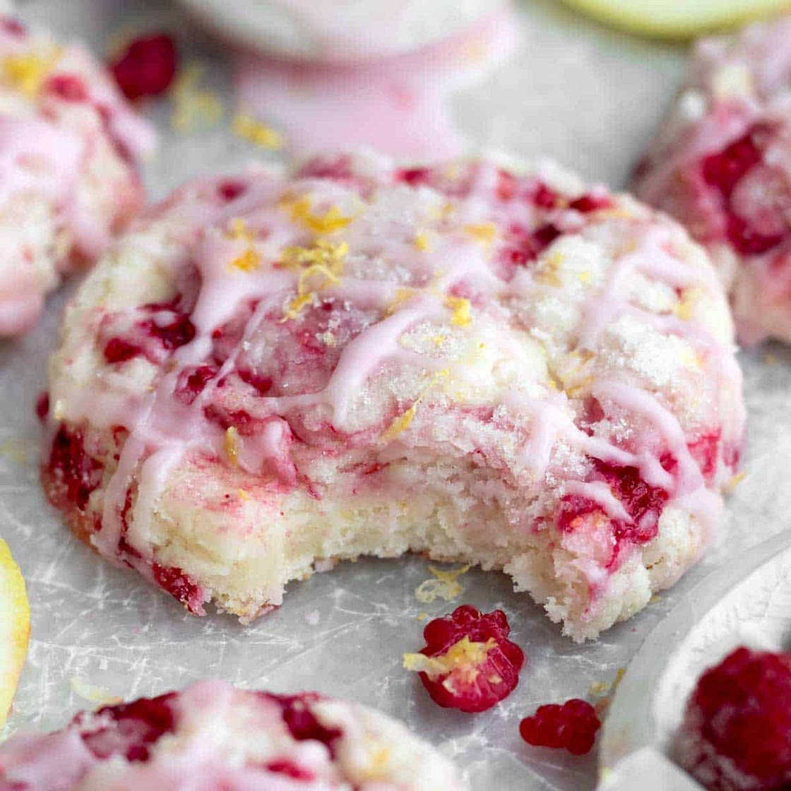 Lemon Raspberry Cookies