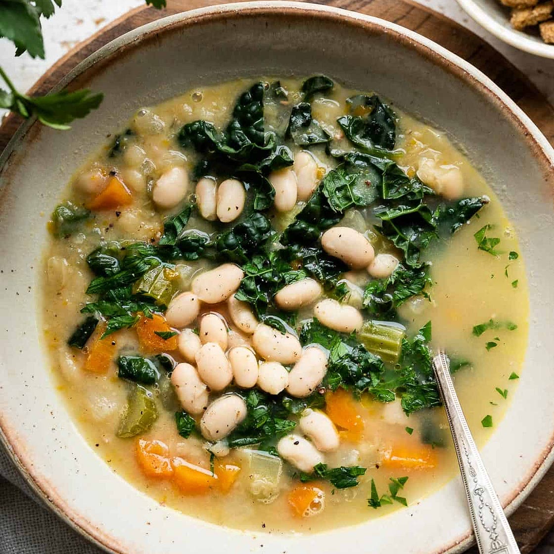 White Bean Soup with Kale