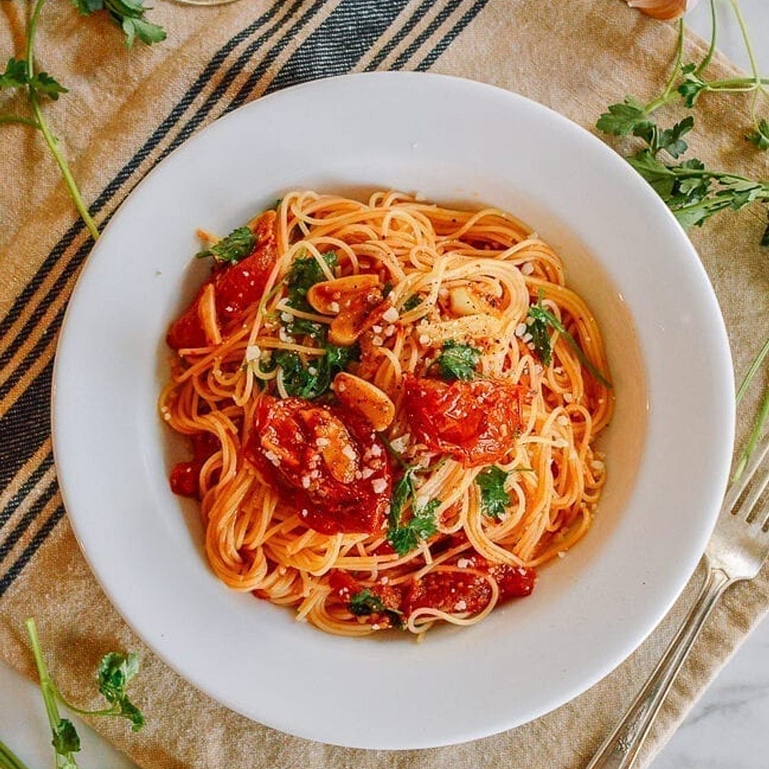 Slow Roasted Tomato Pasta