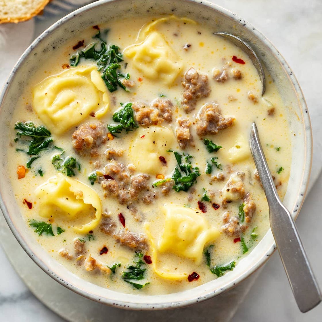 Sausage Tortellini Soup