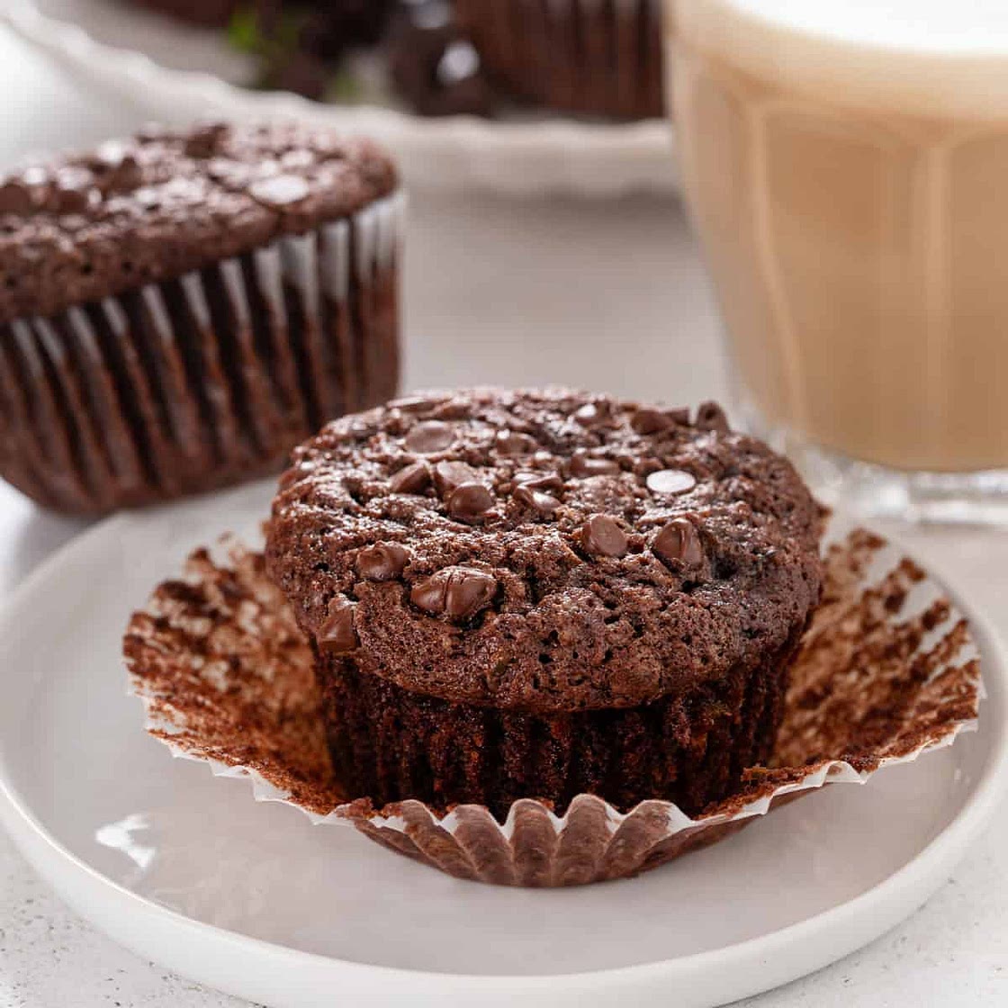 Chocolate Zucchini Muffins