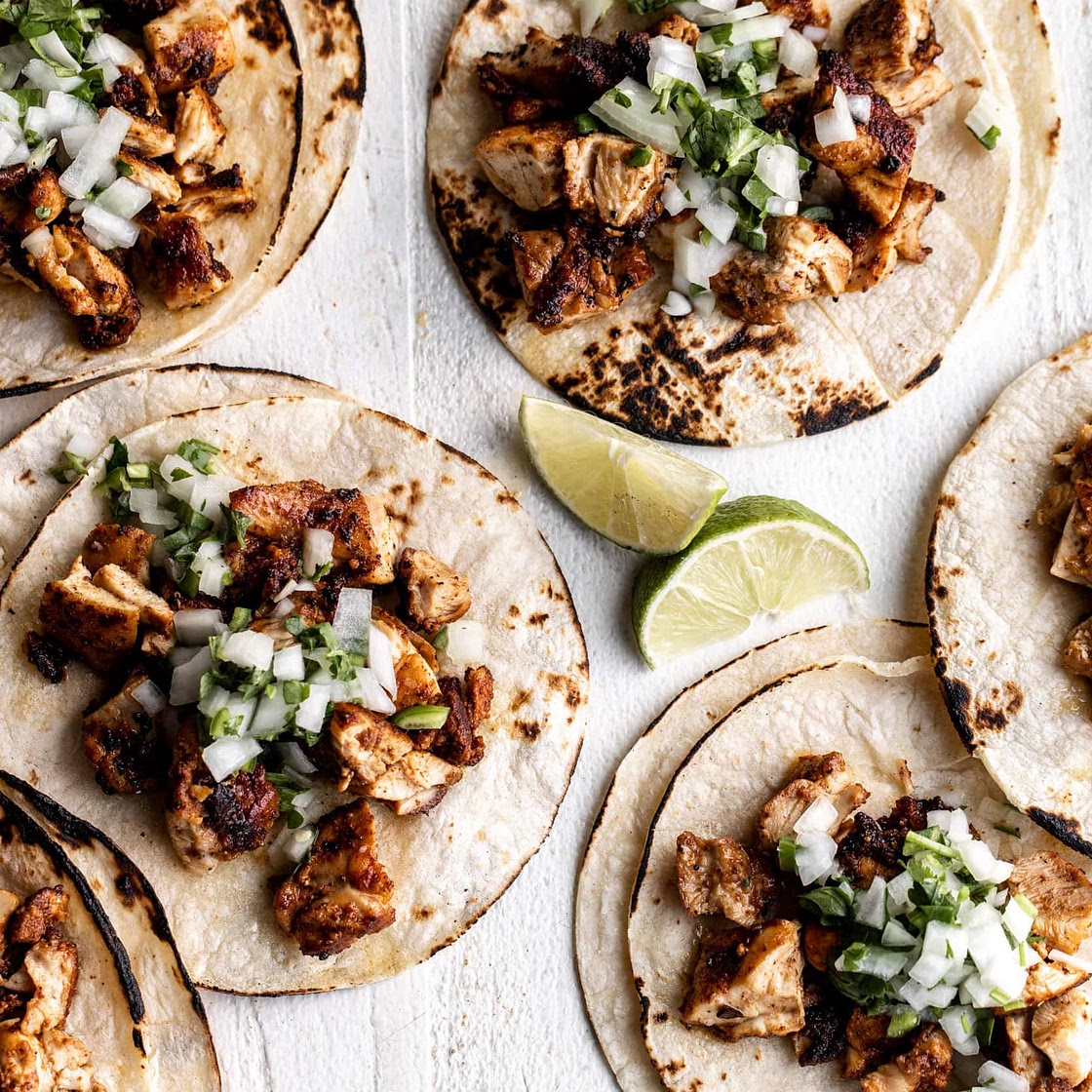 Mexican Chicken Street Tacos