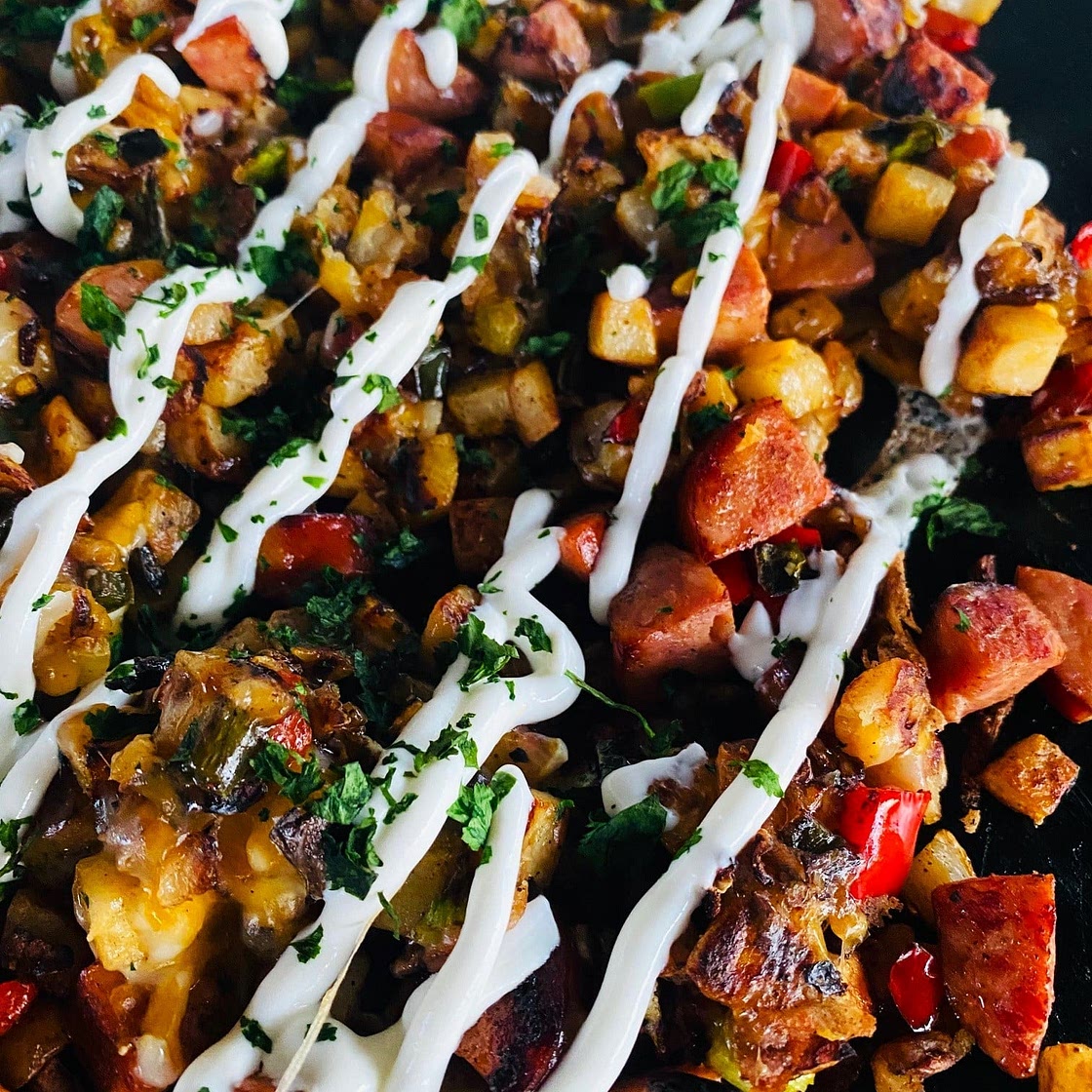 Griddle Sausage and Potatoes Recipe