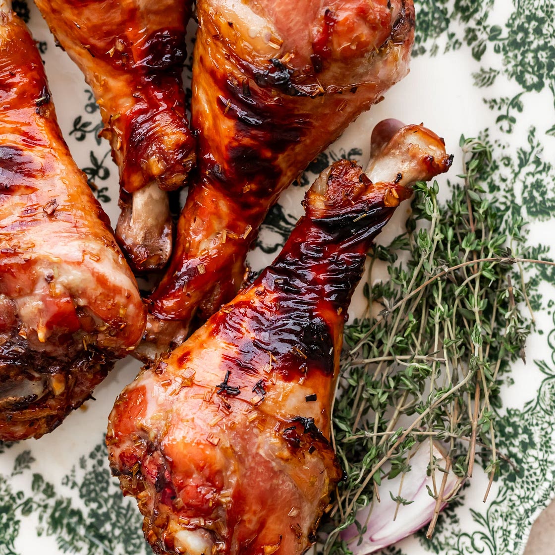 Roasted Lemongrass Turkey Legs