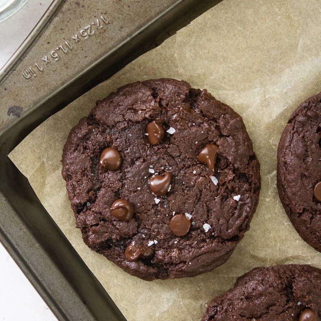Double Chocolate Banana Bread Cookies
