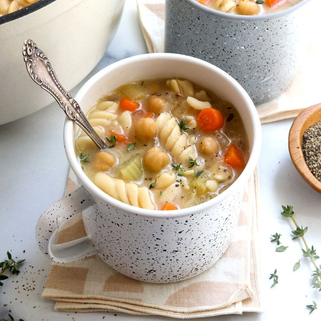 Chickpea Noodle Soup