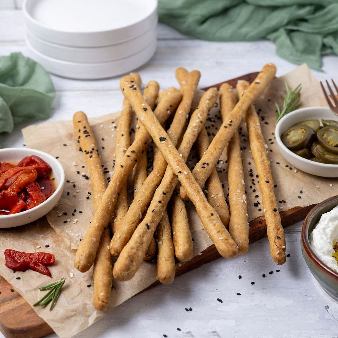 Crunchy Sourdough Breadsticks [Sourdough Grissini]