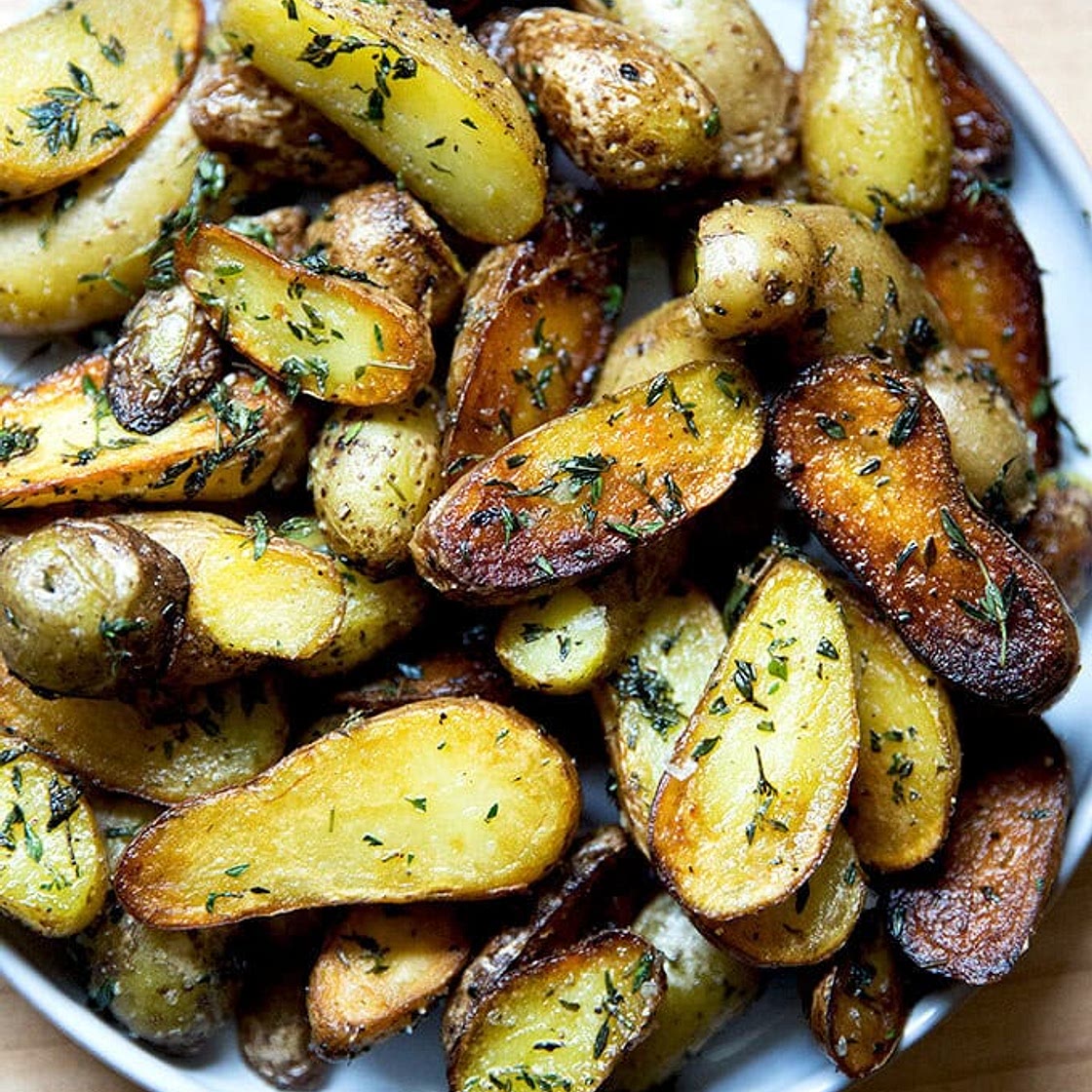 Crispy Pan-Seared Fingerling Potatoes