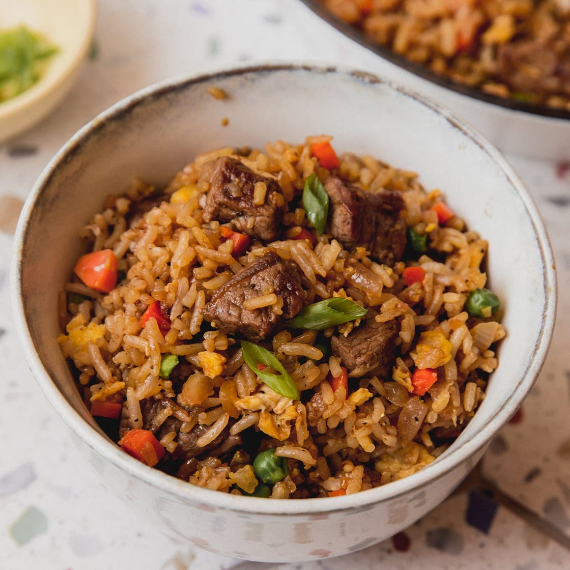 Easy Steak Fried Rice {gluten & soy free}