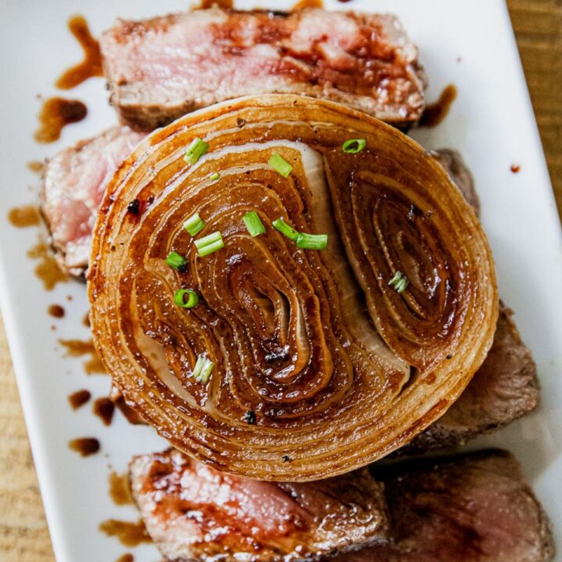 Grilled Balsamic Onions