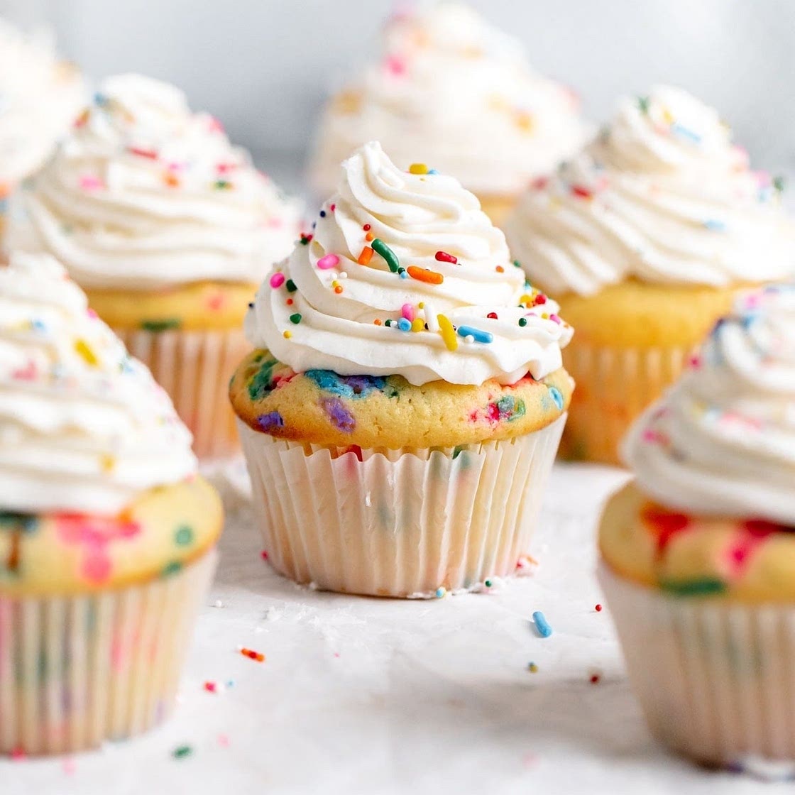 Homemade Funfetti Cupcakes