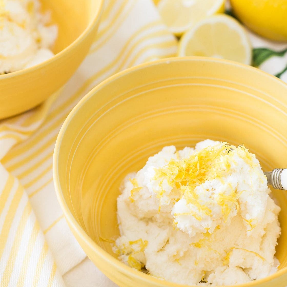 Homemade Lemon Ice Cream